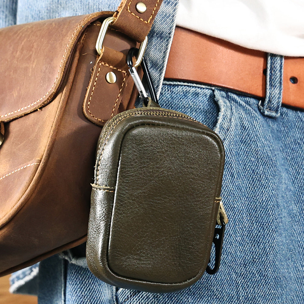 The Pensierino | Leather Waist belt pack for Men