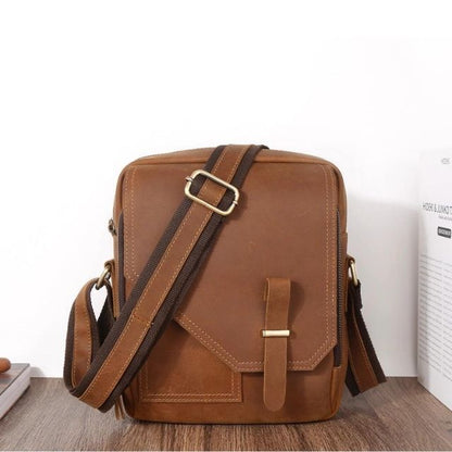 The Purse | Leather Purse for Men Sling Crossbody Messenger Bag Table
