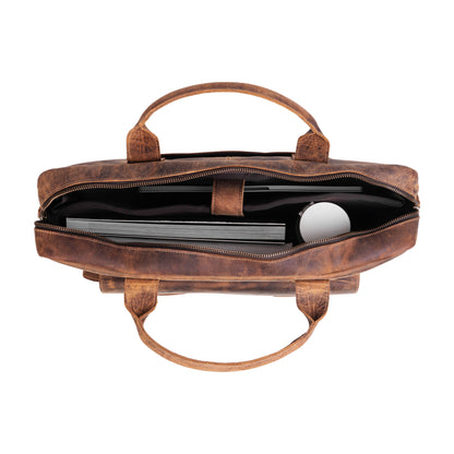 The Riparo | Men's Classic Leather Briefcase