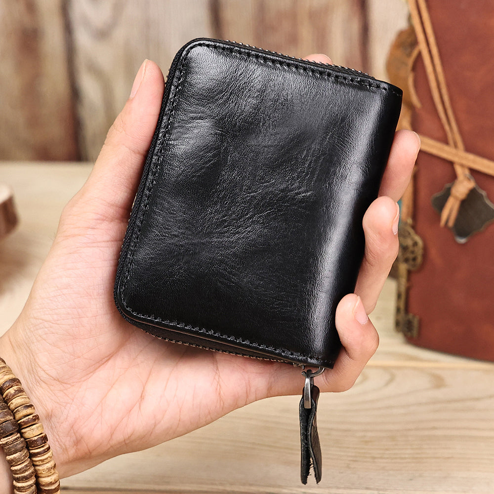The Rugiada | Vintage Leather Card Case Holder