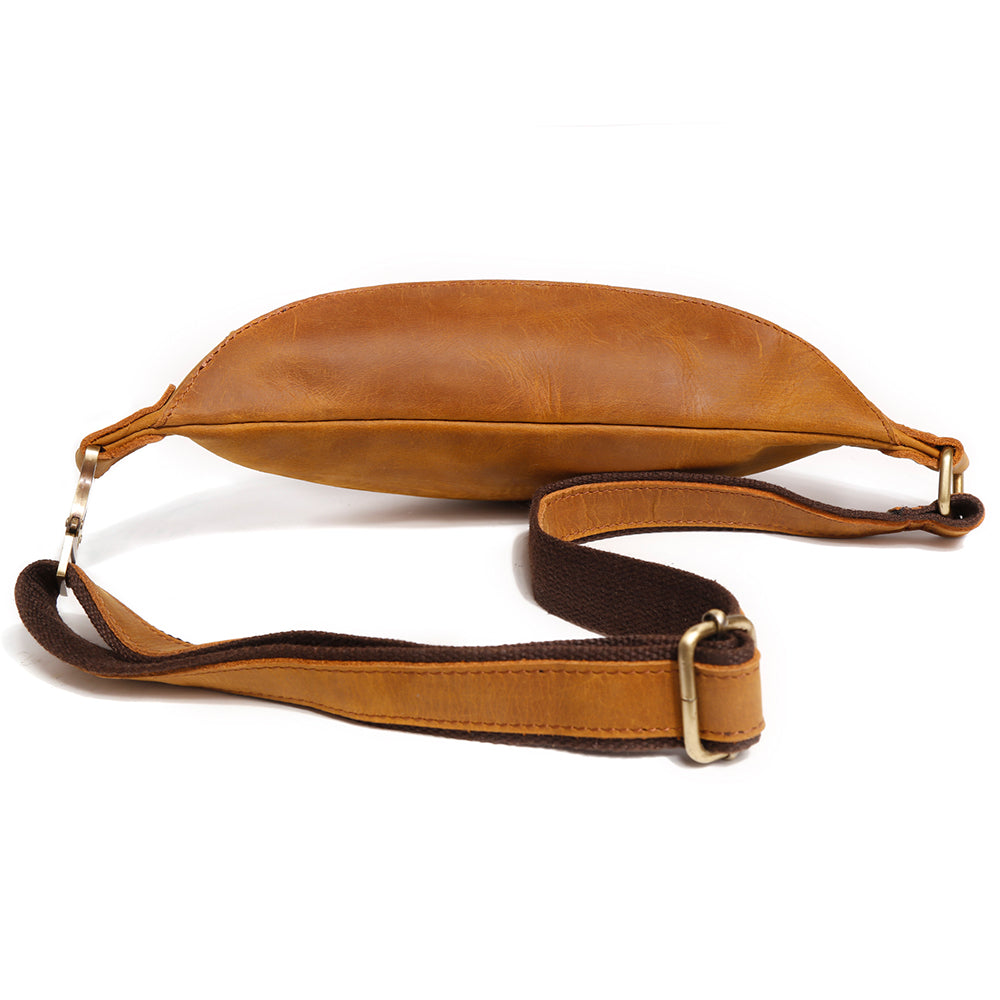 The Side Pod  Classic Men's Leather Fanny Pack