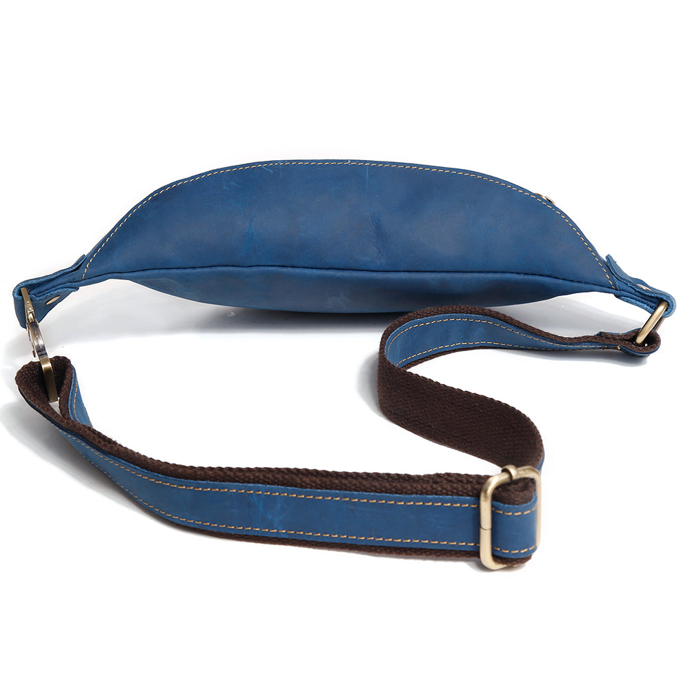 The Side Pod  Classic Men's Leather Fanny Pack