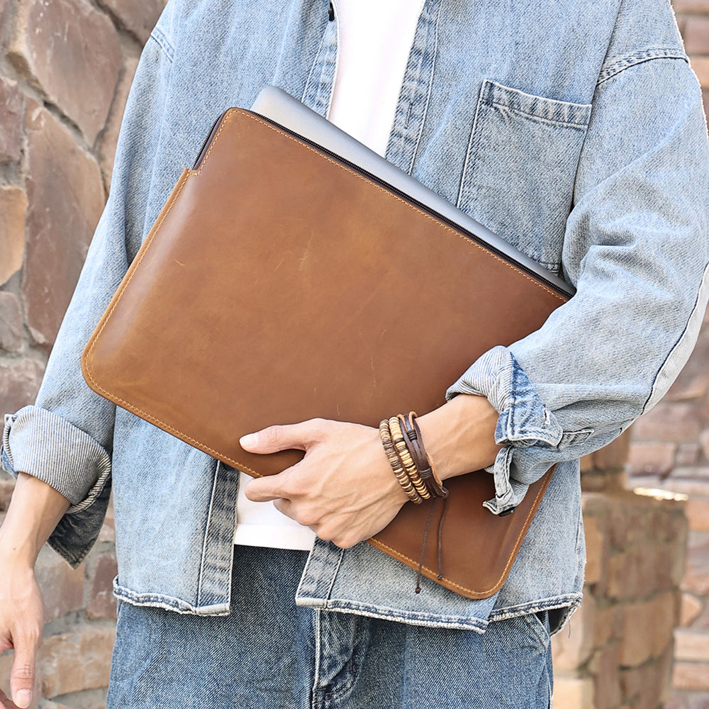 The Sottile | Classic Leather Laptop Case