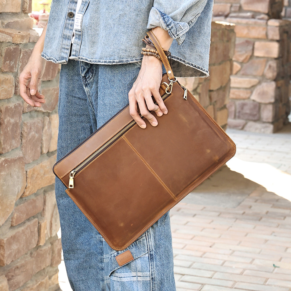 The Sottile | Classic Leather Laptop Case