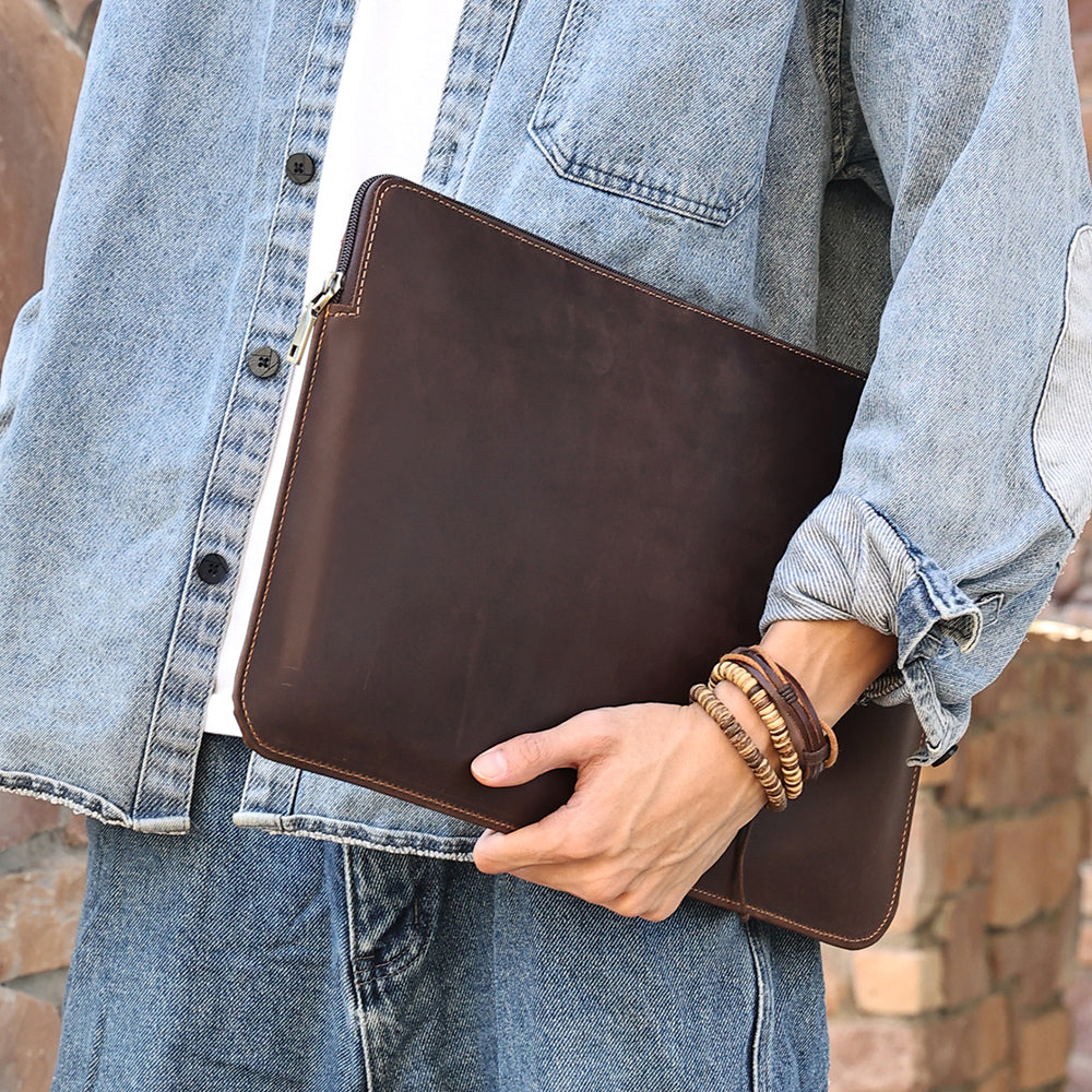 The Sottile | Classic Leather Laptop Case