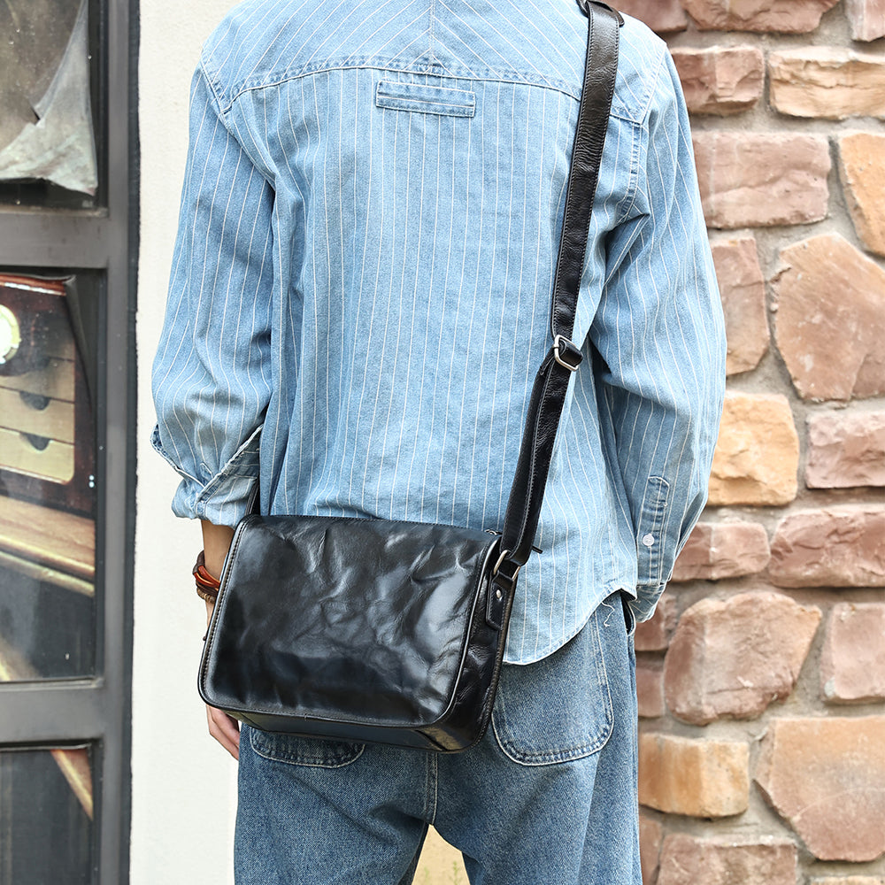 The Tasca | Leather Crossbody Bag for Men