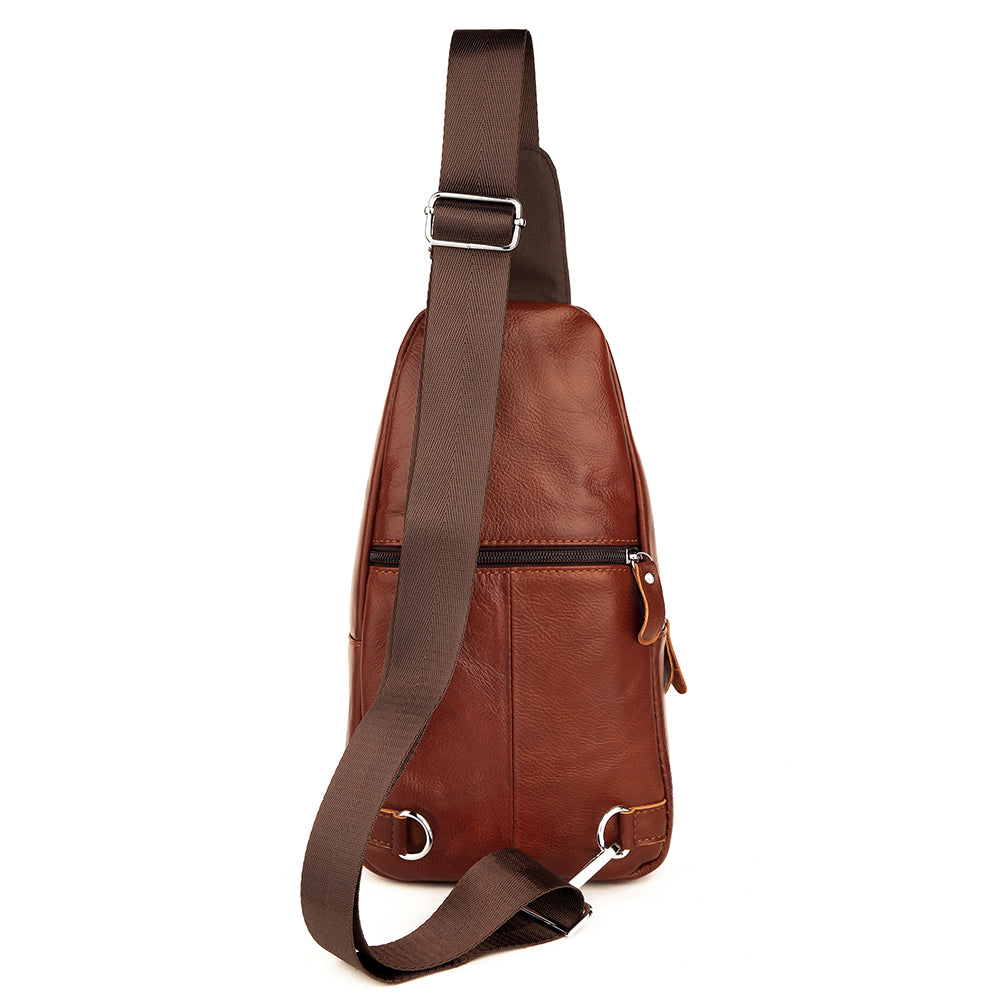 The Tersus | Leather Sling Bag for Men