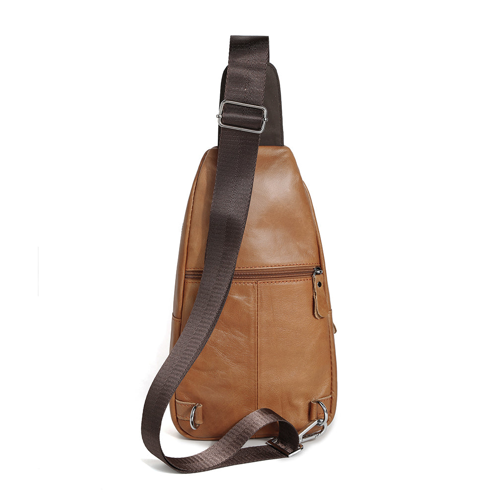 The Tersus | Leather Sling Bag for Men