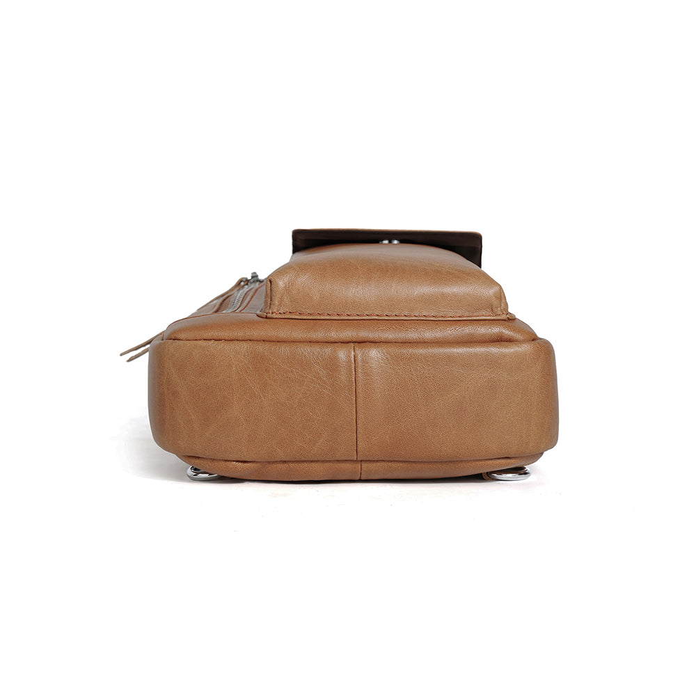 The Tersus | Leather Sling Bag for Men