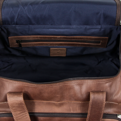 The Trevi Duffel | Leather Travel Bag for Men