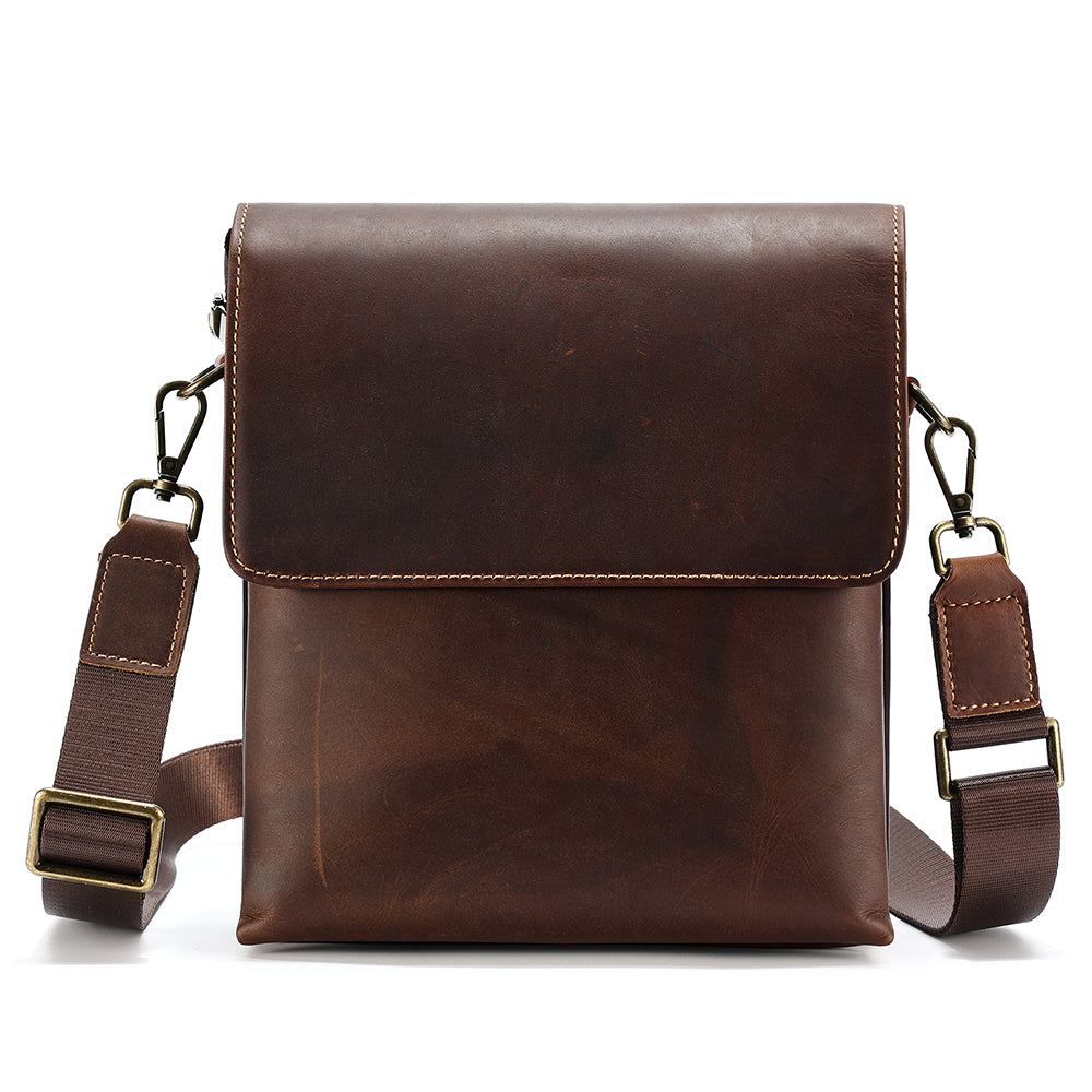 The Triptych | Vintage Leather Man Bag