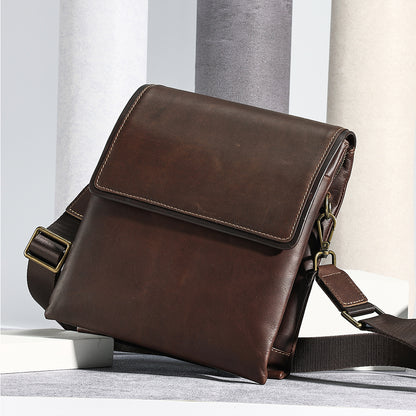 The Triptych | Vintage Leather Man Bag