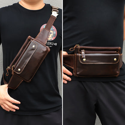 The Valerio | Men's Classic Leather Belt Bag