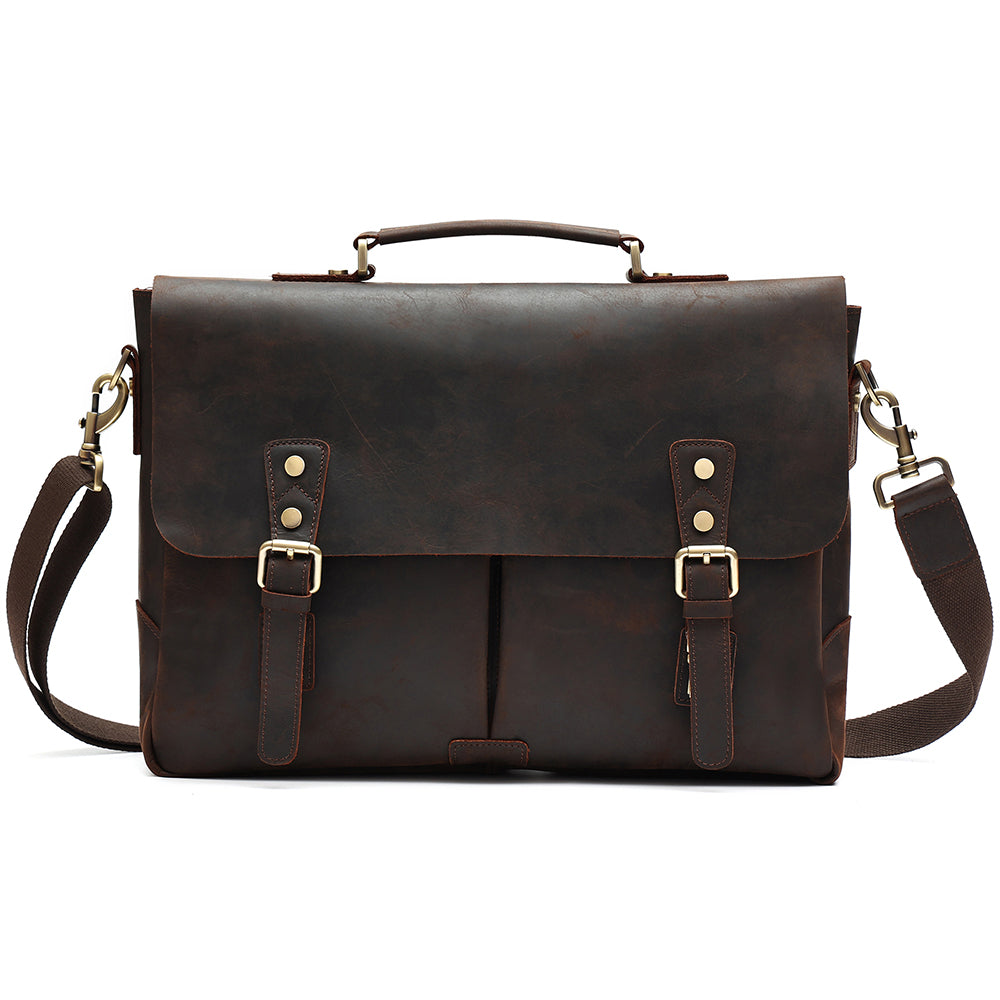 Leather Laptop Bag 16 Inch