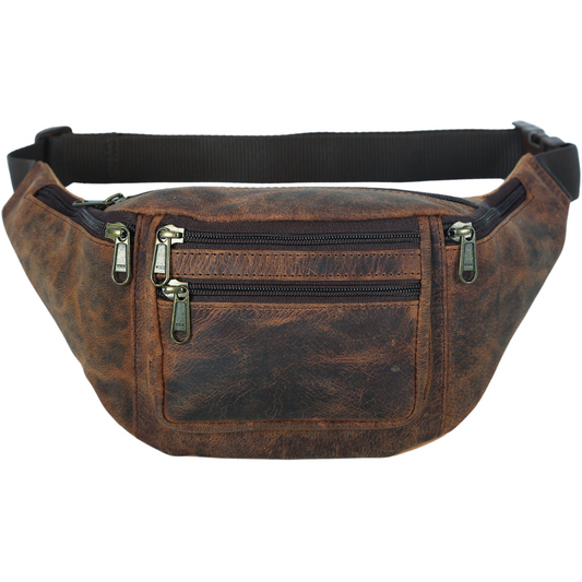 Designer Fanny Pack Genuine Leather by Leatherboss 