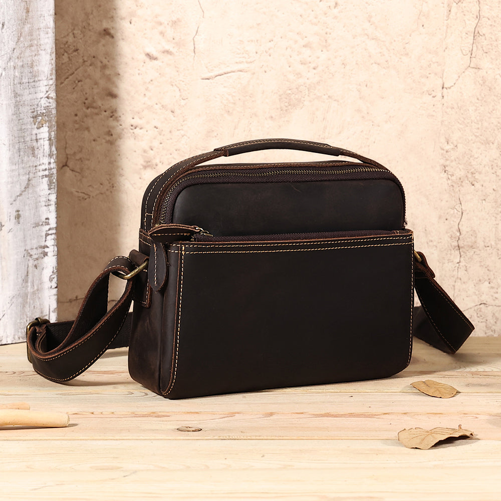 The Volare | Men's Classic Leather Crossbody Bag