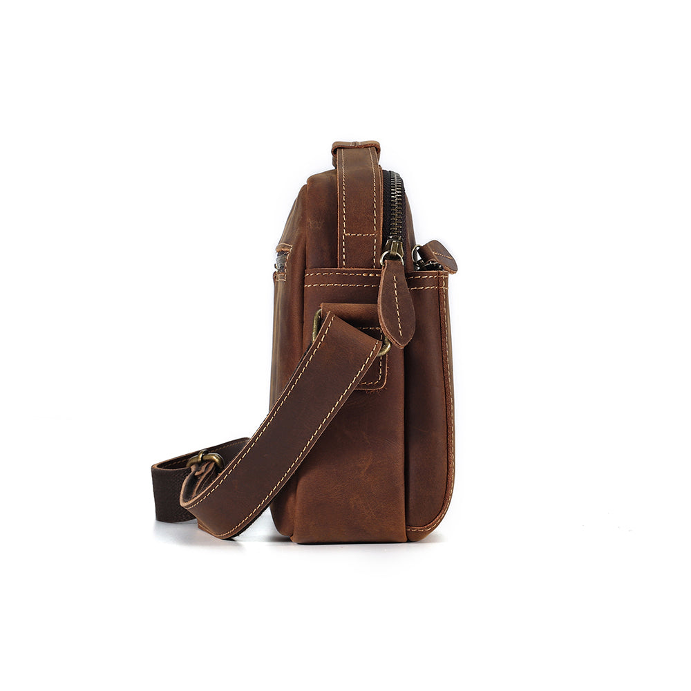 The Volare | Men's Classic Leather Crossbody Bag