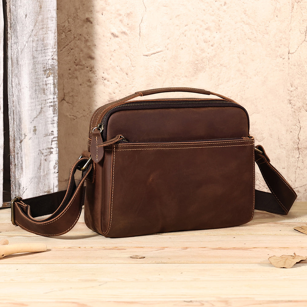 The Volare | Men's Classic Leather Crossbody Bag