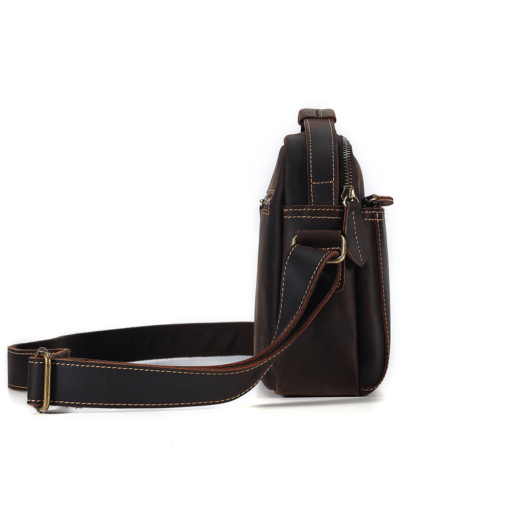 The Volare | Men's Classic Leather Crossbody Bag