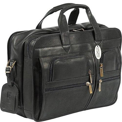 The Executive Leather Briefcase For 17 Inch Laptops For Men