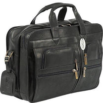 The Executive - Men's Leather Computer Bag, Large Briefcase – The Real ...