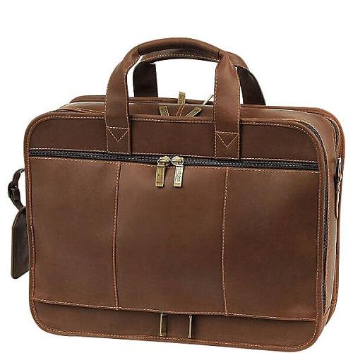 The Executive Men s Leather Computer Bag Large Briefcase The