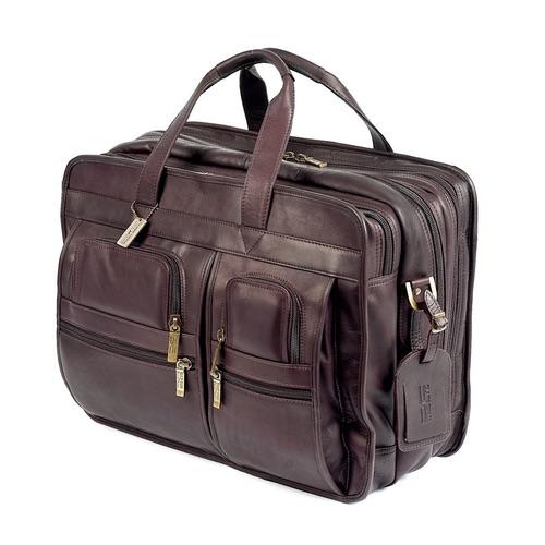 Large Leather Briefcase Bag for Men - Oversize – The Real Leather Company