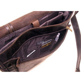 Distressed Men's Leather Messenger Bag - Vintage Laptop Satchel Bag ...