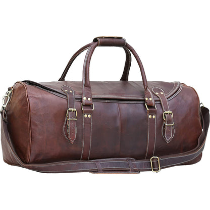 the adventurer leather duffle bag