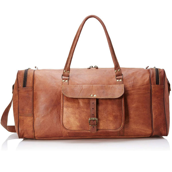 Full Grain Leather Duffel Bag