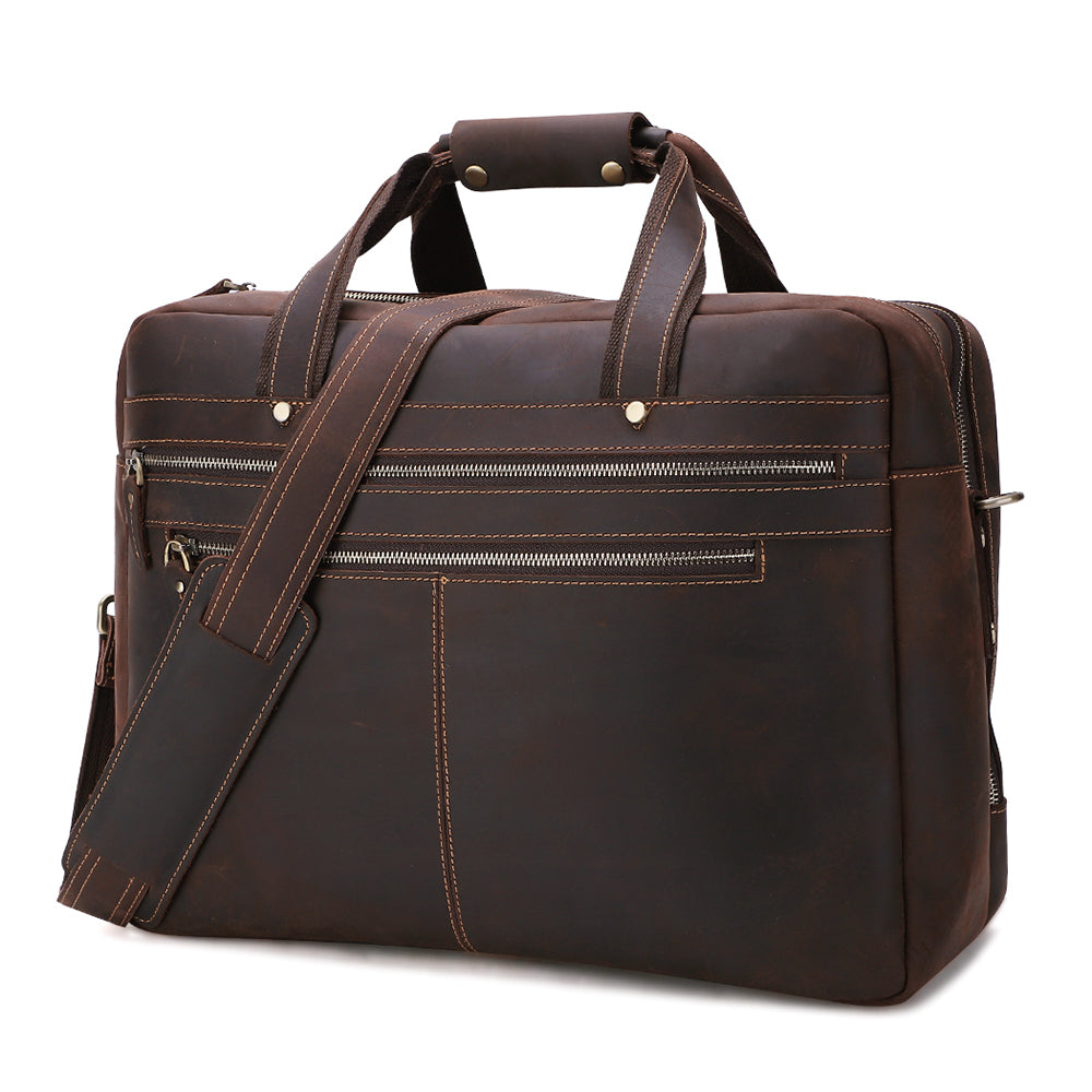 Leather 17 computer bag Clearance