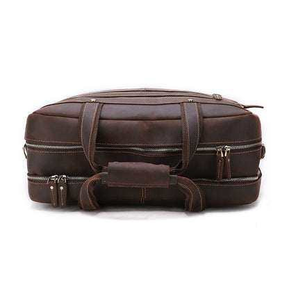 The Briefcase | Men's Leather Work Bag for 17 Inch Laptops