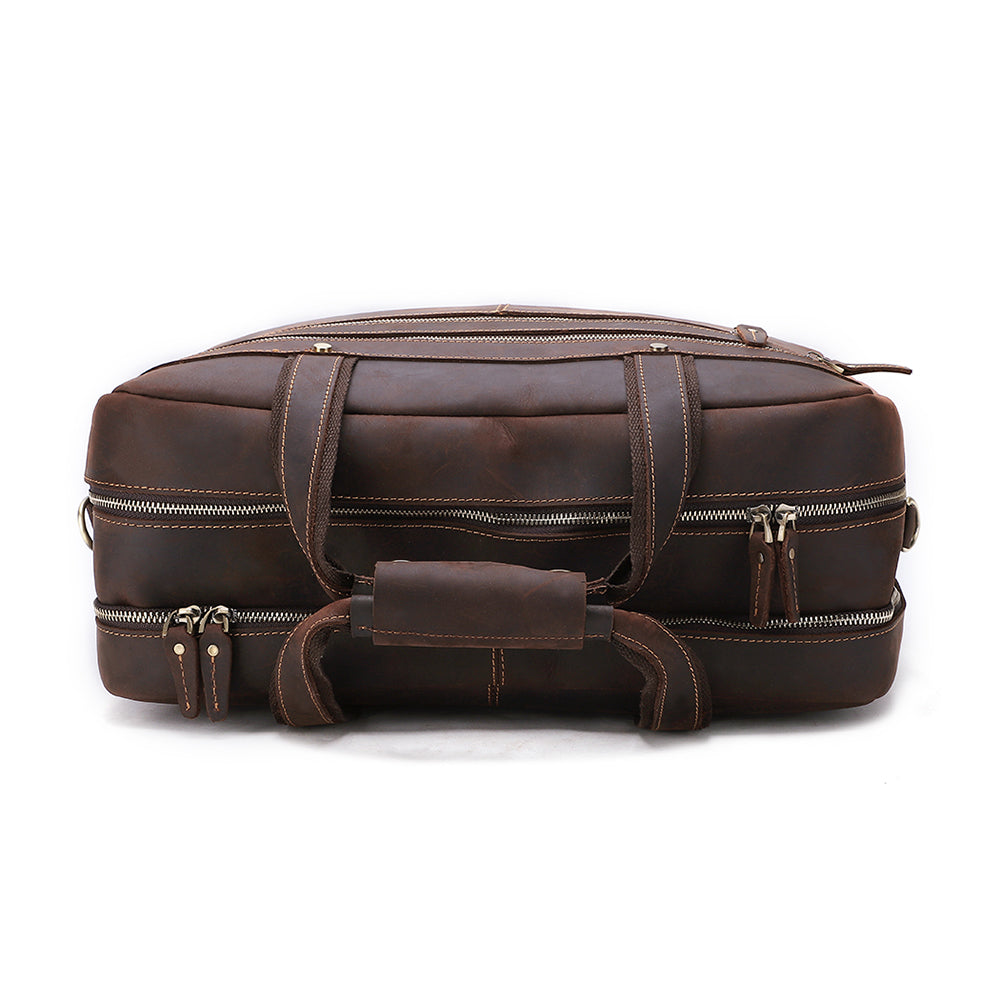 The Briefcase | Men's Leather Work Bag for 17 Inch Laptops