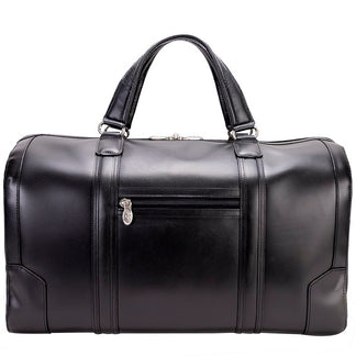 Men's Leather Carry On Luggage Duffel Bag - Airline Travel Bag – The ...