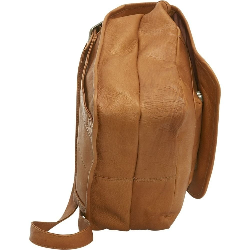 kon convertible leather backpack