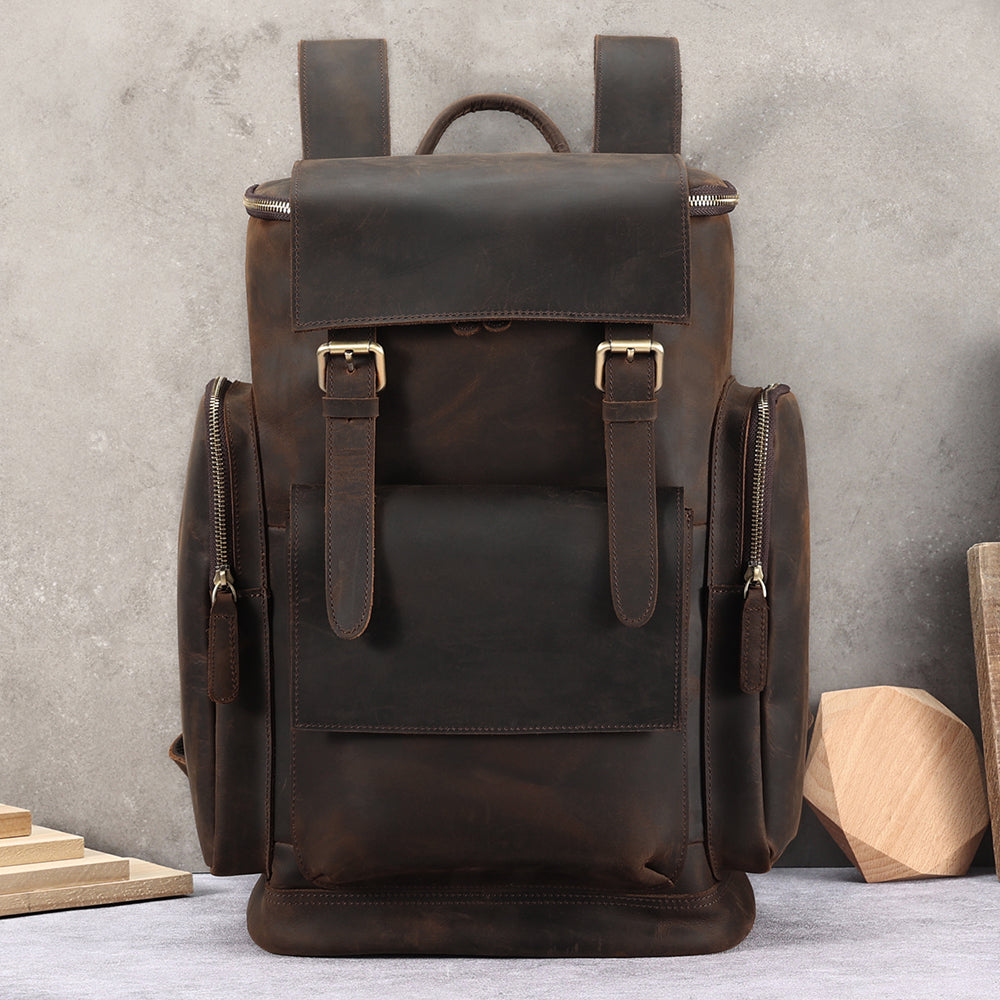 The Coordinator | Leather Backpack for 15.6" Computers