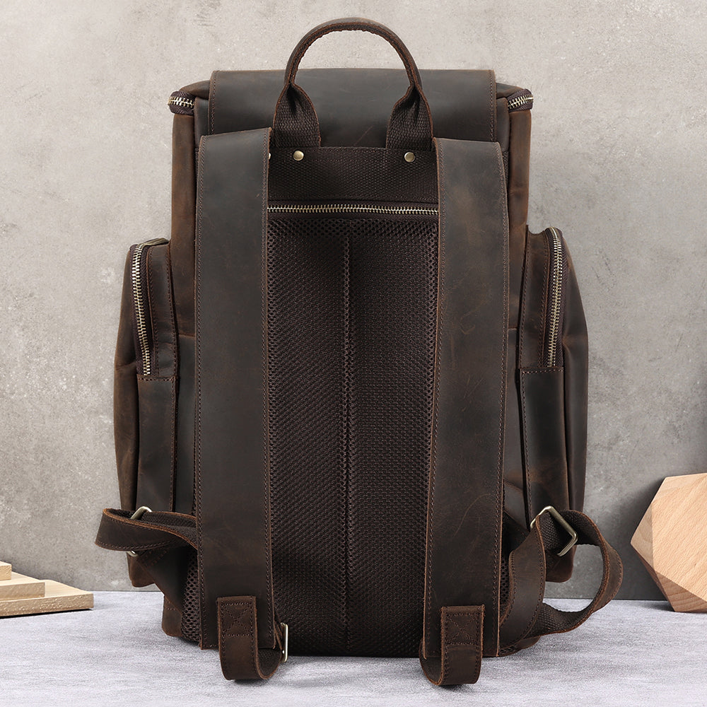 The Coordinator | Leather Backpack for 15.6" Computers