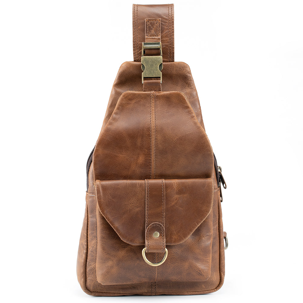 The Cross | Leather Crossbody Sling Bag