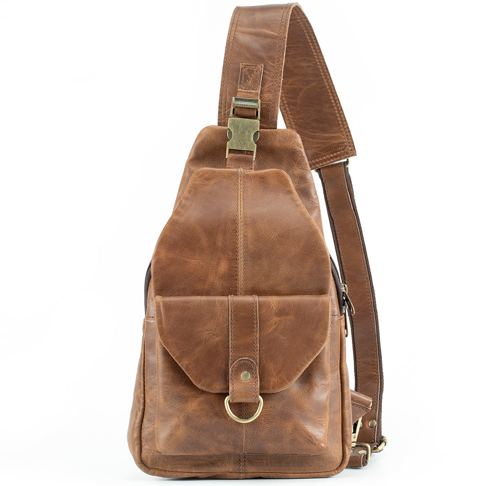 Real Leather Crossbody