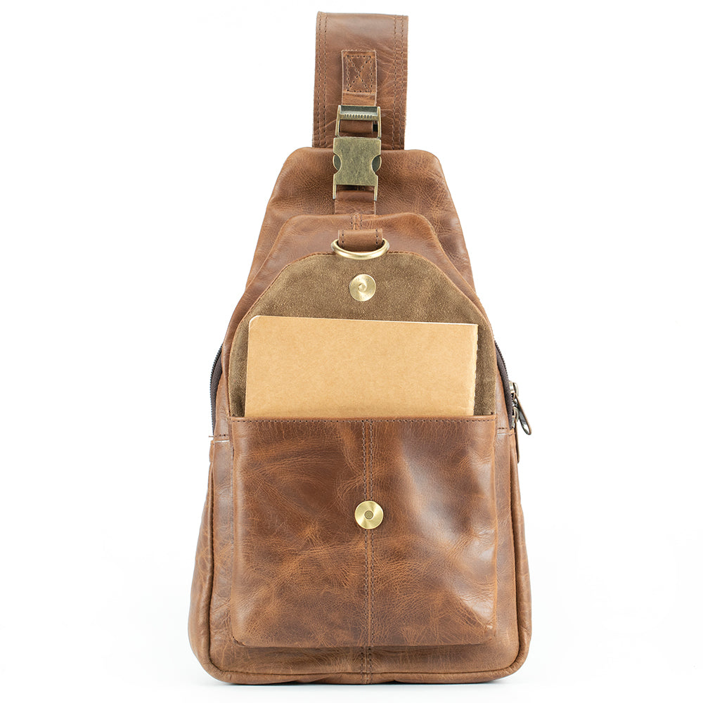 The Cross | Leather Crossbody Sling Bag