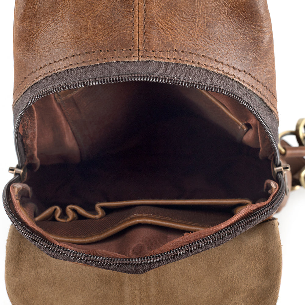 The Cross | Leather Crossbody Sling Bag