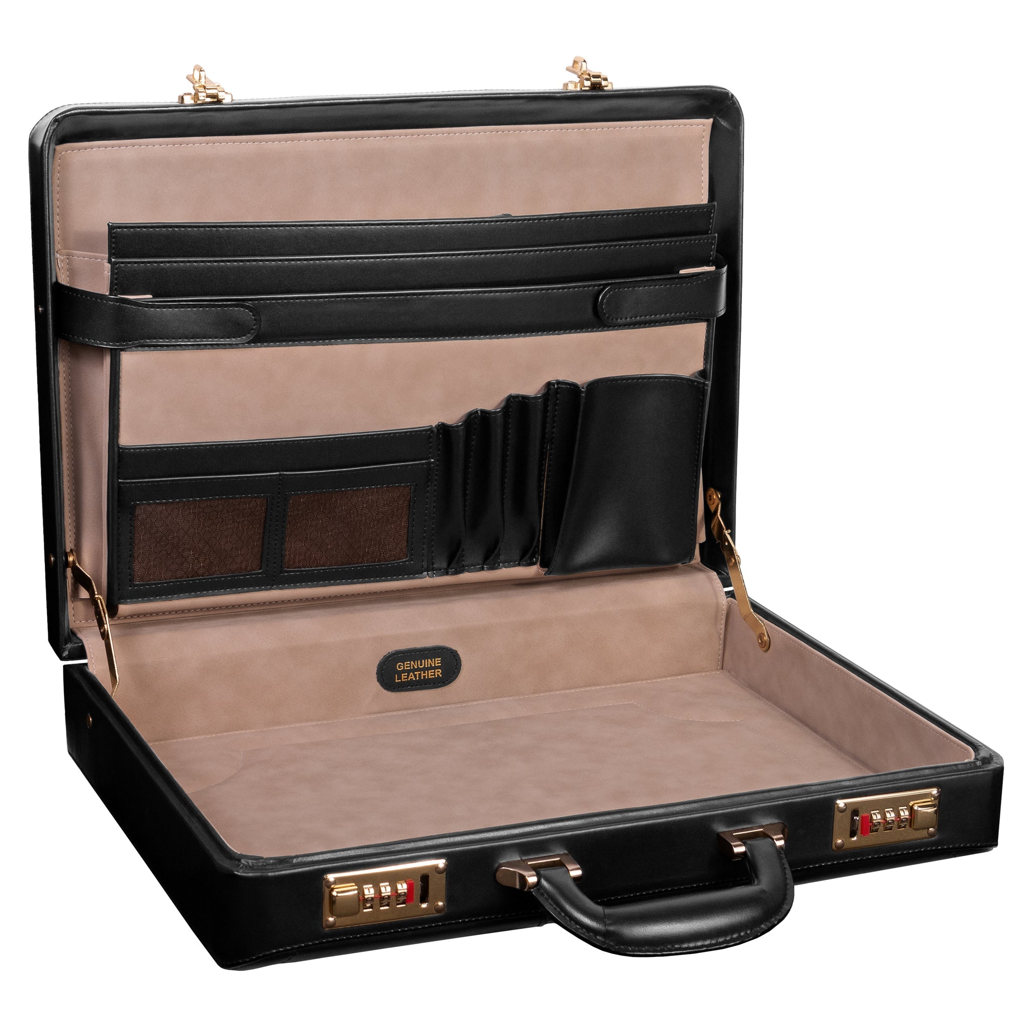 the daley leather attache case