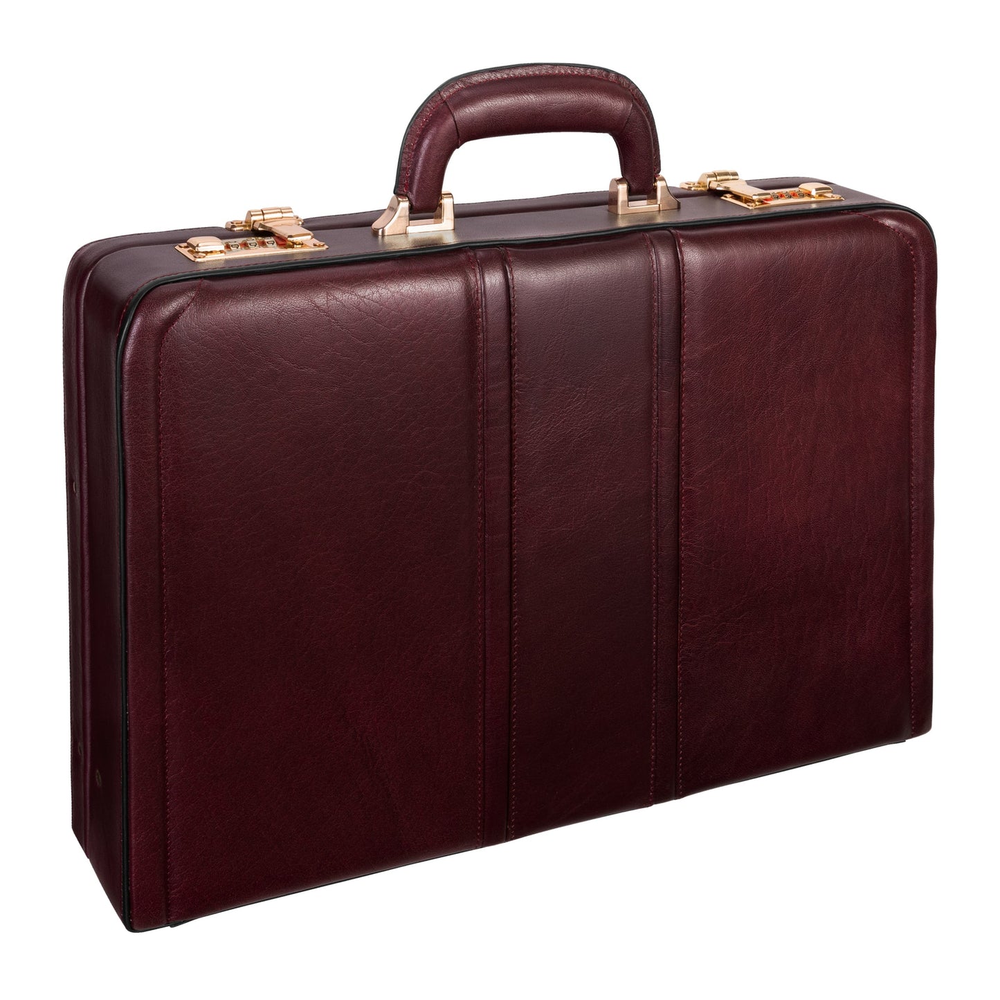 Cognac Leather Briefcase