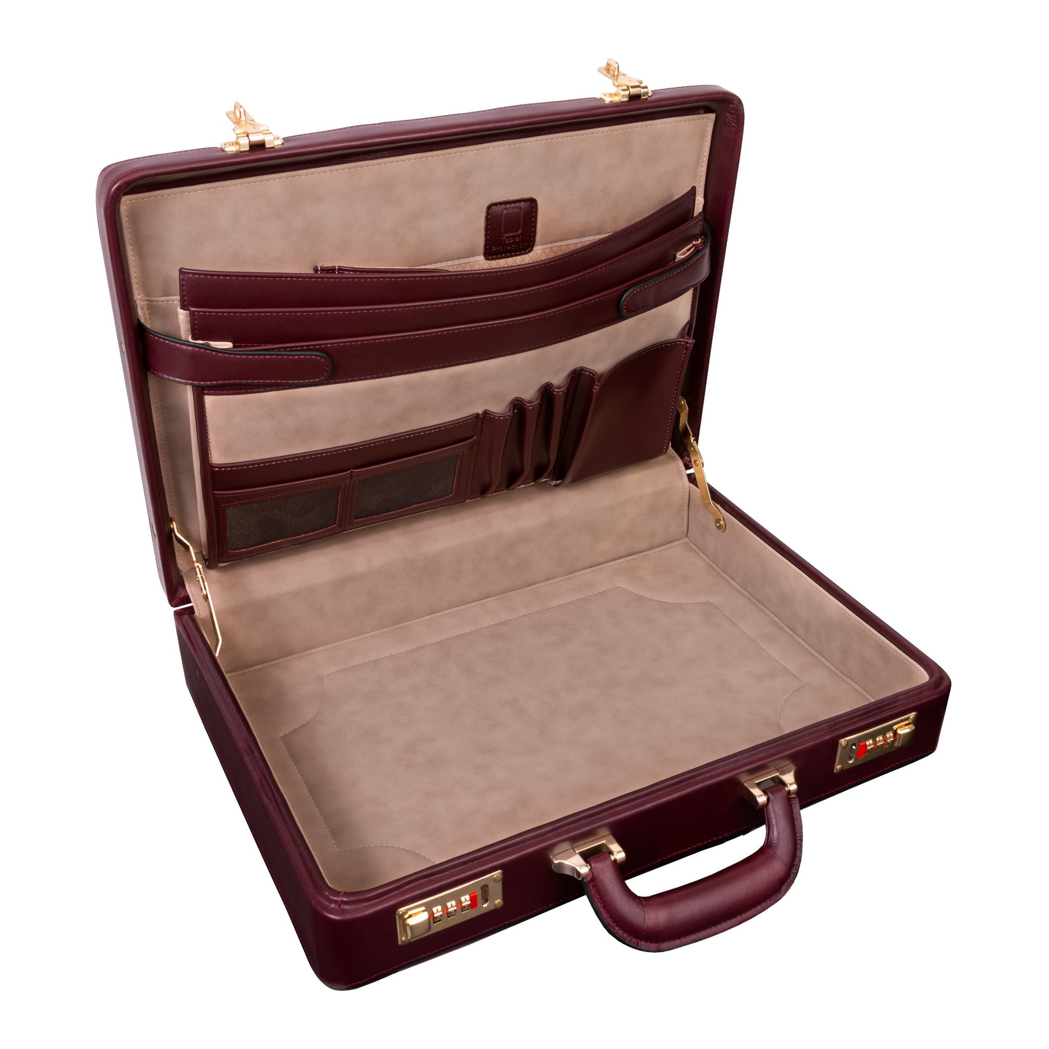 the daley leather attache case