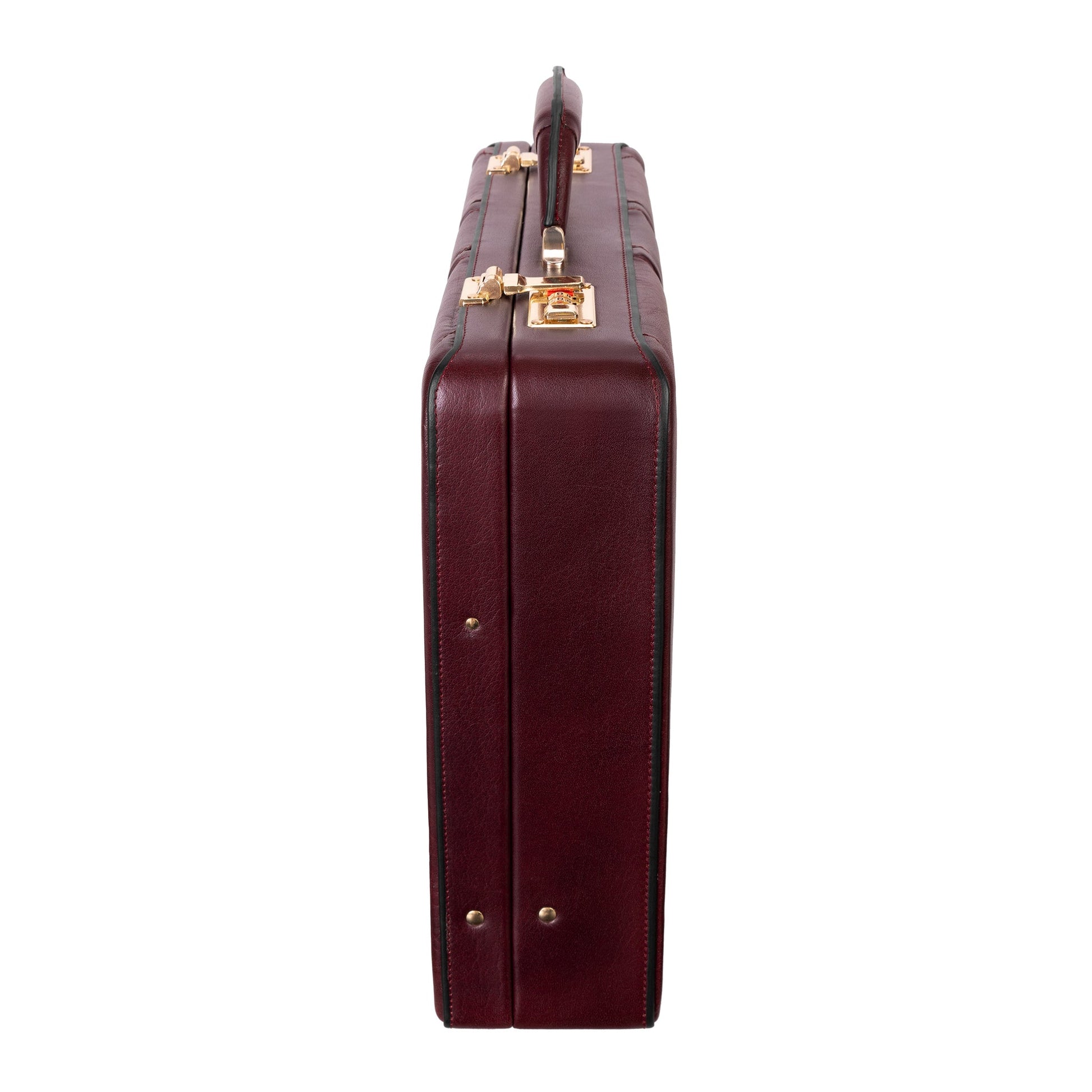 Cognac Leather Briefcase