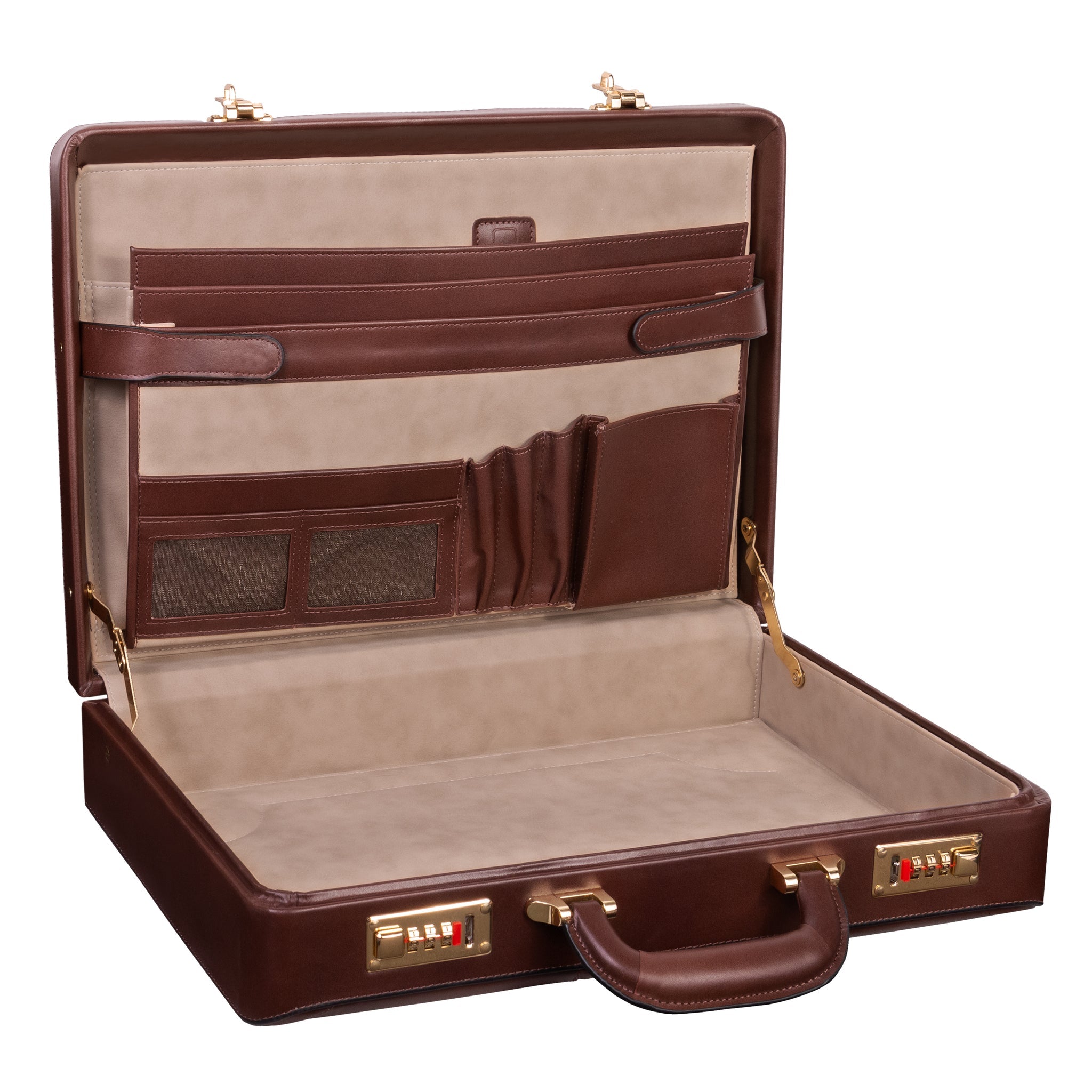 the daley leather attache case