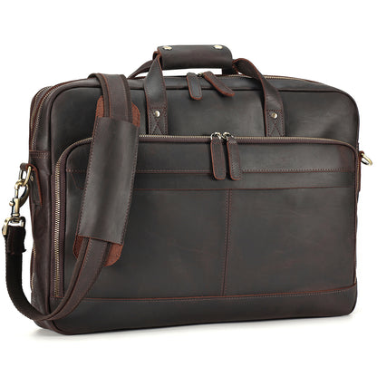 The Darcy | Men's Leather Laptop Bag Briefcase for Work & Office