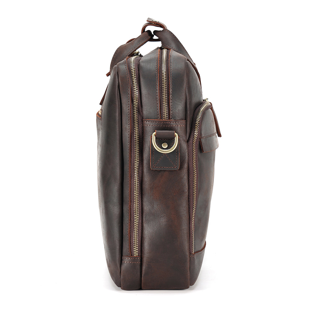 The Darcy | Men's Leather Laptop Bag Briefcase for Work & Office