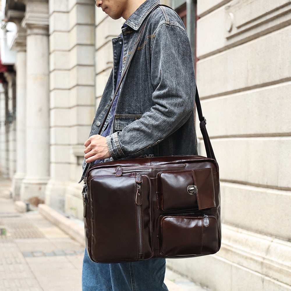 Mustard Yellow Classic Office Bag - Amic Bags