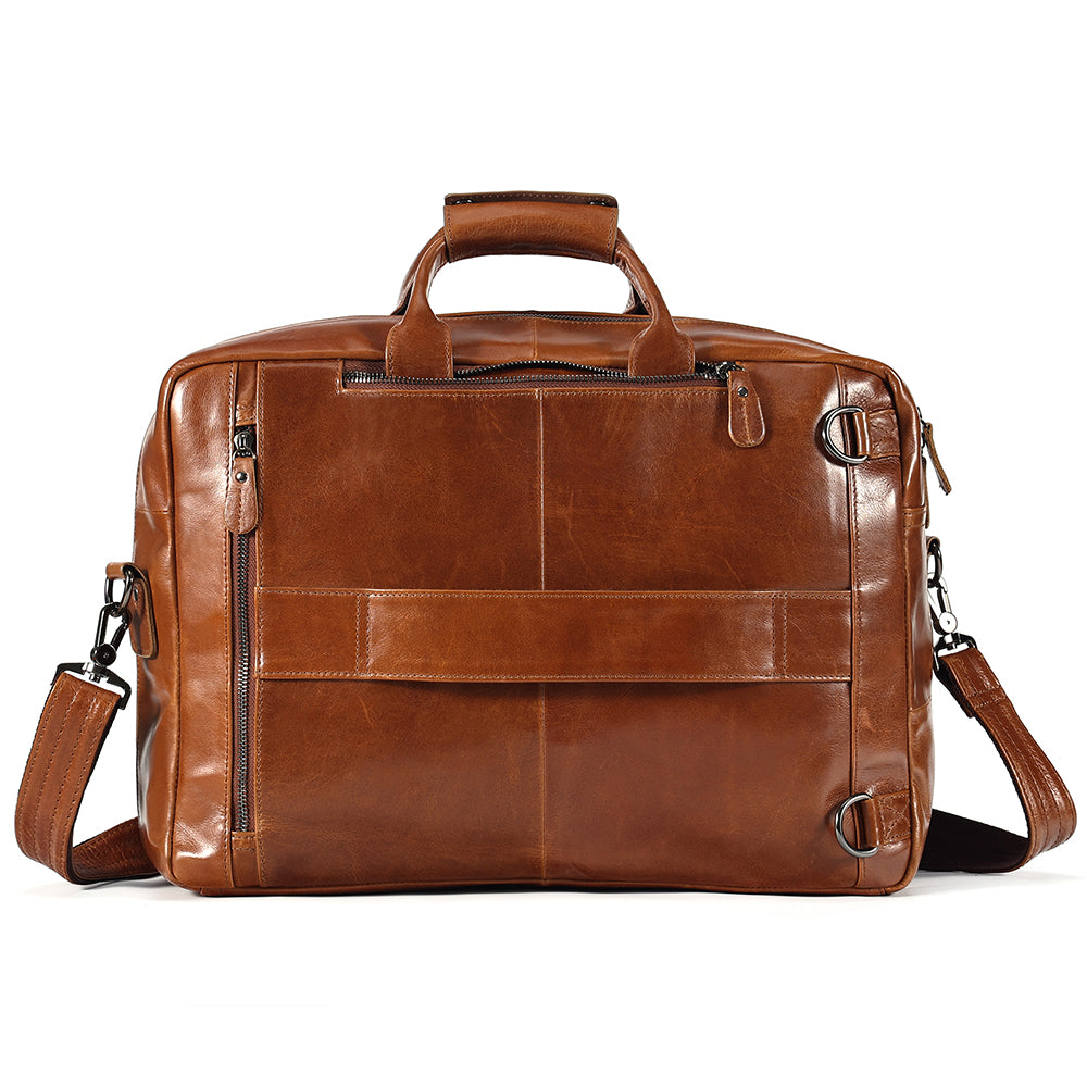 The Convertible | Dual Leather Backpack & Briefcase